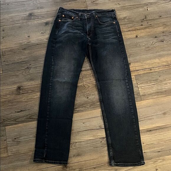 Levi's Men's Dark Gray Straight Jeans - Picture 1 of 3